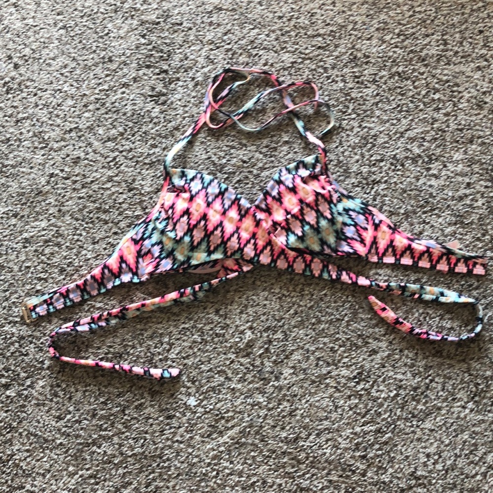 Victoria’s Secret Aztec wraparound swim top